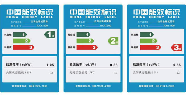 能效不干膠紙標簽